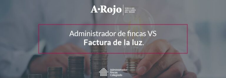 Administrador vs factura luz